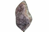 Amethyst Geode Section on Metal Stand - Uruguay #171912-1